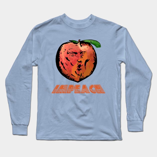 Trump - Im Peach! Long Sleeve T-Shirt by Rettop_art